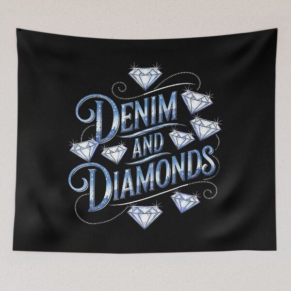 Item preview, Denim And Diamonds Country Western designed and sold by AprilClark23.