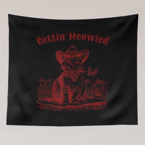 Item preview, Meowy Bachelorette Party Cowgirl Cat designed and sold by AprilClark23.