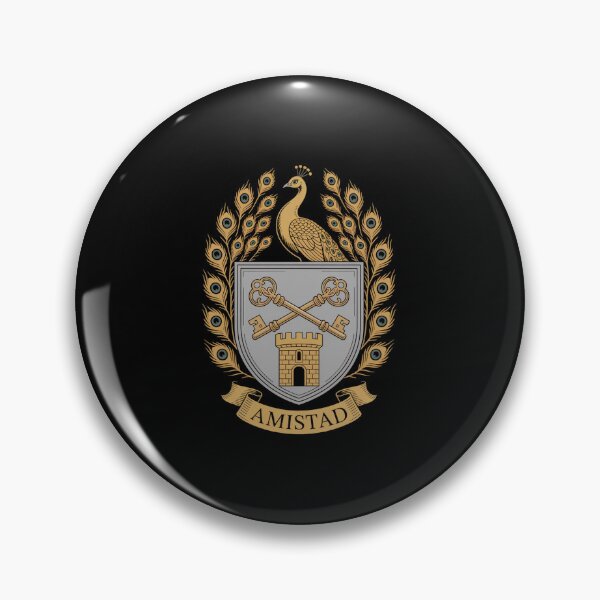Item preview, Amistad Friendship Emblem – The Proud Peacock Crest  designed and sold by khorbiasieno.
