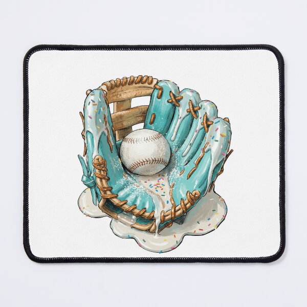 Item preview, Baseball Ice Cream Drip Glove With Sprinkles Melting Sports designed and sold by NovaCraft30.