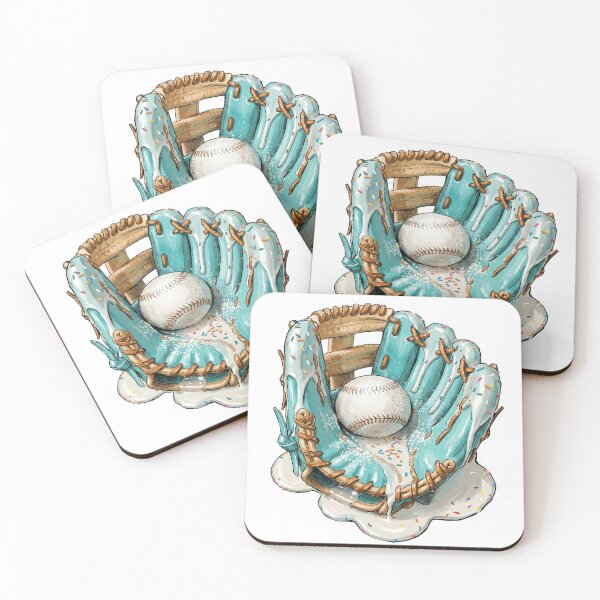 Item preview, Baseball Ice Cream Drip Glove With Sprinkles Melting Sports designed and sold by NovaCraft30.