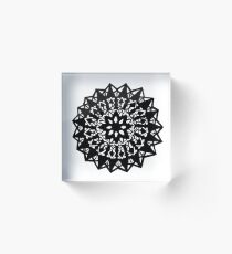 Pen Ink Series: Kaleidoscope 1 Acrylic Block