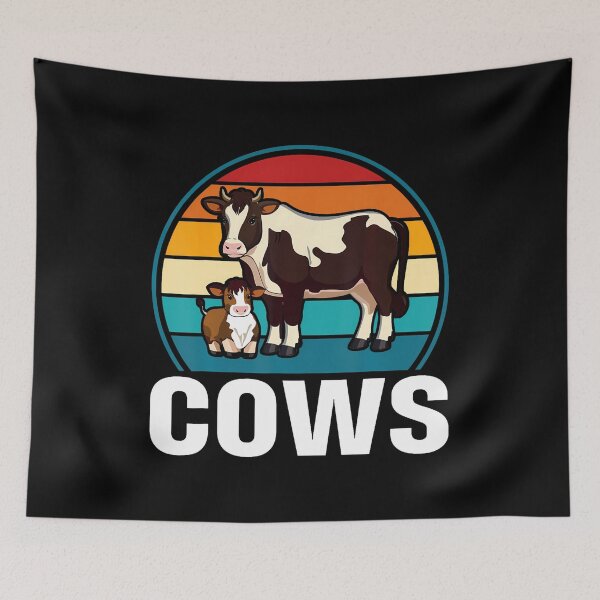 Item preview, Cows Retro Cow Lover Farmer Farm Animals Dairy Farming designed and sold by FloraVenita.
