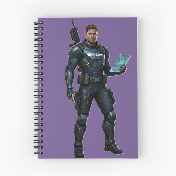Item preview, Dispatch – Futuristic Male Soldier with Holographic Tablet designed and sold by DroolWorthyUS.