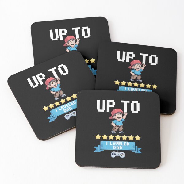 Item preview, Funny I Leveled Up To Dad Retro Daddy Gamer Pixel Video Game Long designed and sold by estellaken.