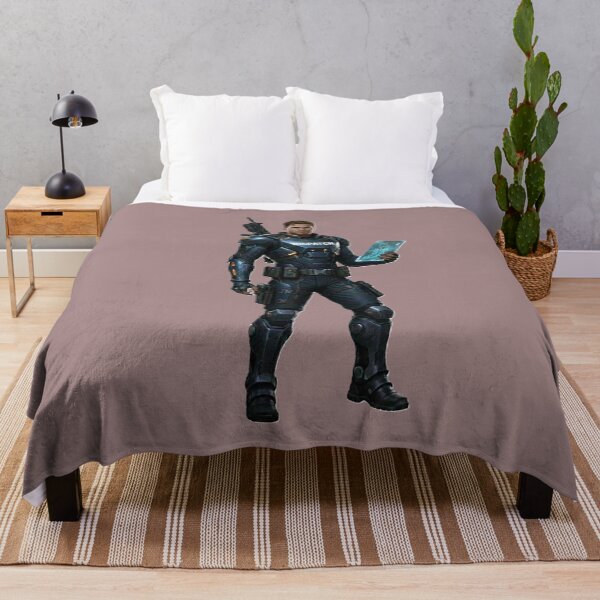 Item preview, Dispatch – Futuristic Male Soldier with Holographic Tablet designed and sold by DroolWorthyUS.
