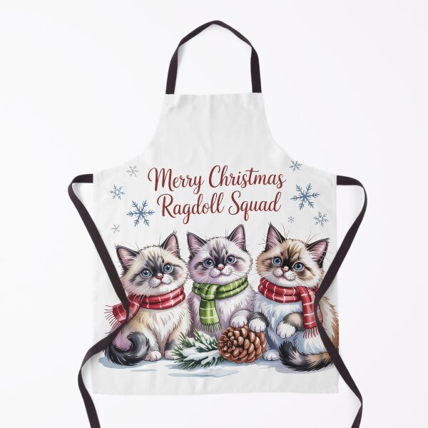 Item preview, Ragdoll cat merry Christmas Santa squad designed and sold by kaka8888.