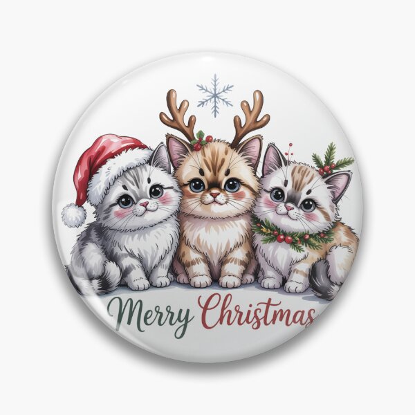 Item preview, Ragdoll cat merry Christmas Santa squad designed and sold by kaka8888.
