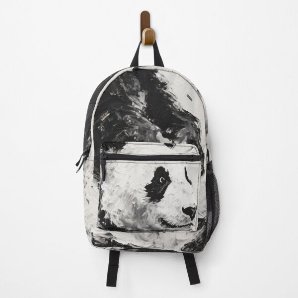 Item preview, Textured Black & White Panda Painting Art designed and sold by wangkyxing.
