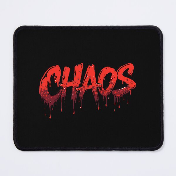 Item preview, CHAOS Red Melting Drip | Y2K Grunge Streetwear Aesthetic designed and sold by MotivAura.