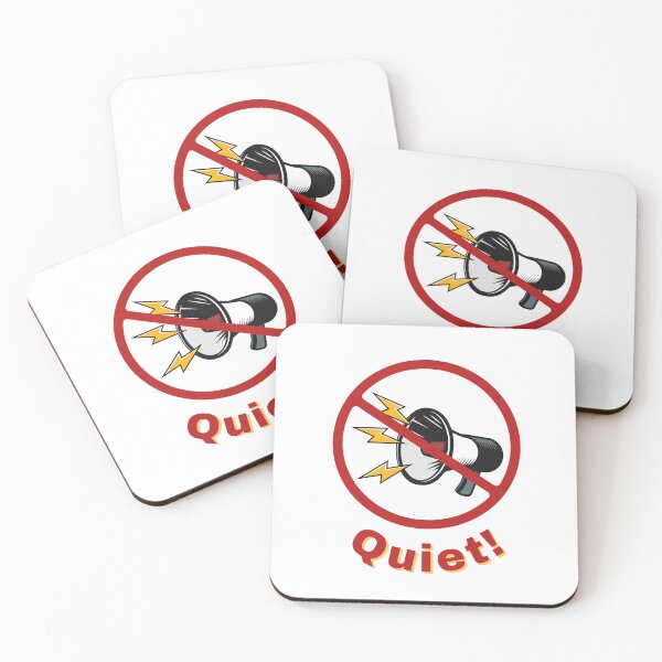 Item preview, QUIET! Prohibition Sign, Speaker, Silence, Political designed and sold by AASparksDesigns.