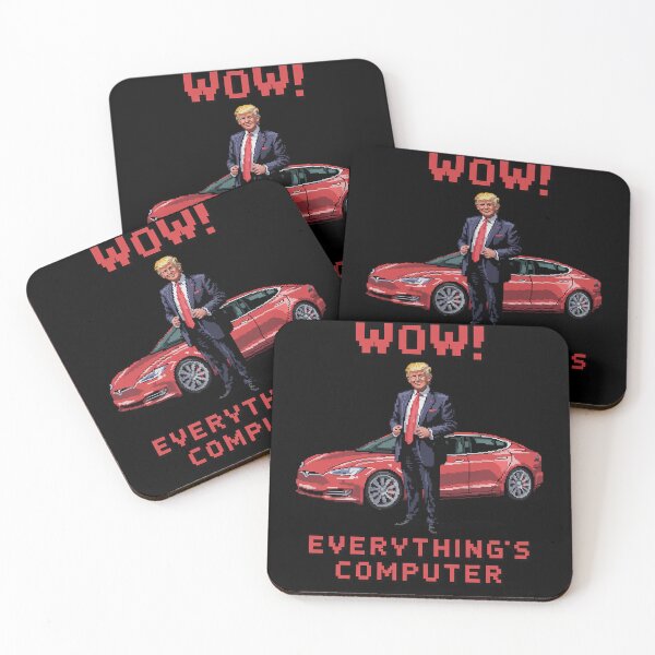 Item preview, Everything's Computer Funny Pixel Trump Doge Tech Support designed and sold by milanforbes.