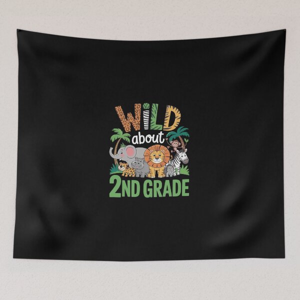 Item preview, Wild About 2nd Grade Teacher Student Second Grade Zoo Safari1  designed and sold by dainegilbert.