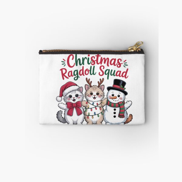 Item preview, Ragdoll cat merry Christmas Santa squad designed and sold by kaka8888.
