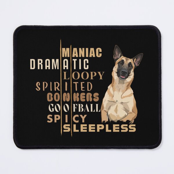 Item preview, Belgian Malinois Personality Word Puzzle designed and sold by k9printart.