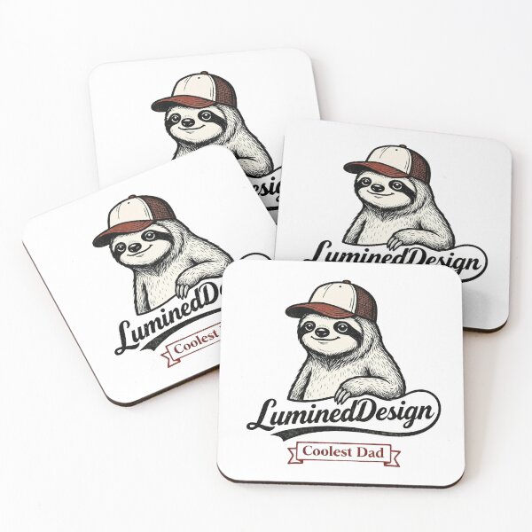 Item preview, Lazy Sloth Logo Design | Cute Relaxed Animal Graphic | Funny Sloth Gift Art for T-Shirts, Mugs, Hats & Accessories designed and sold by LuminetDesign.