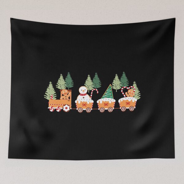 Item preview, Gingerbread Christmas Train Kids Boy Girl designed and sold by DominiqueAngela.