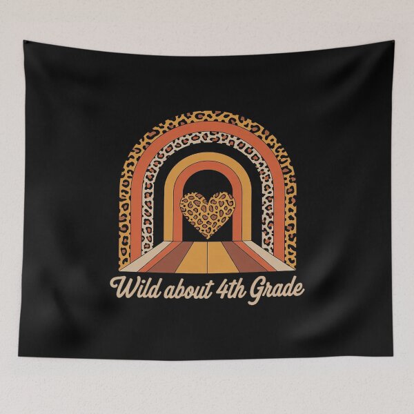Item preview, Wild About 4th Grade Leopard Back To School Teacher Student  designed and sold by Belkisallen.