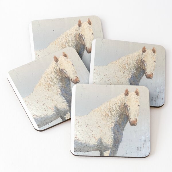 Item preview, Beautiful White Horse “Sunny” designed and sold by ShayPappas.