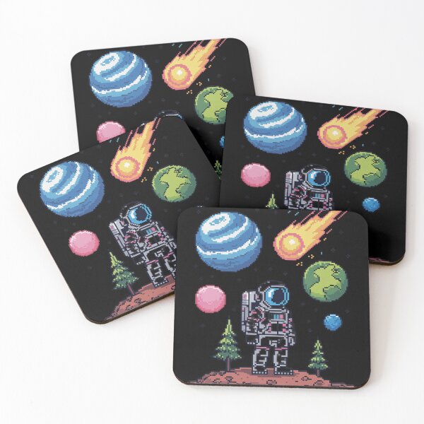 Item preview, Astronaut Pixel Art Graphic Planets Astronaut  designed and sold by milanforbes.