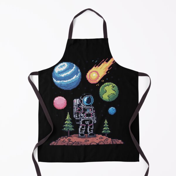 Item preview, Astronaut Pixel Art Graphic Planets Astronaut designed and sold by milanforbes.