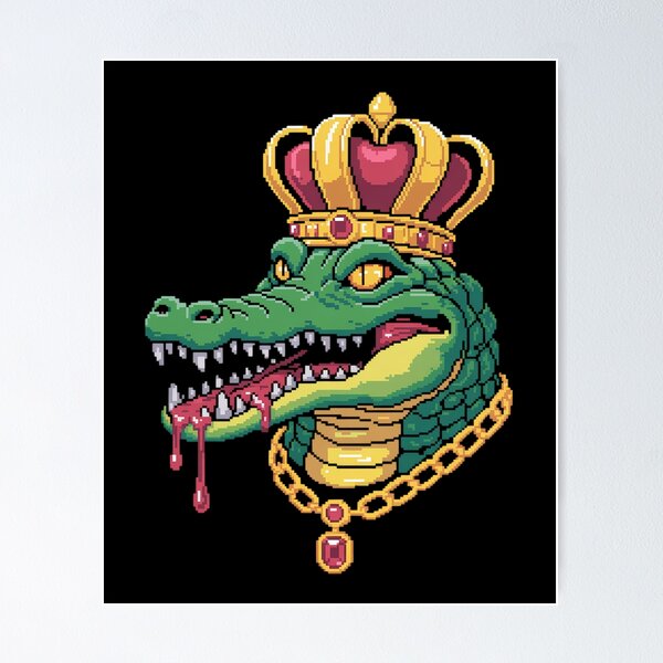 Item preview, Alligator Pixel Art designed and sold by marcusry.