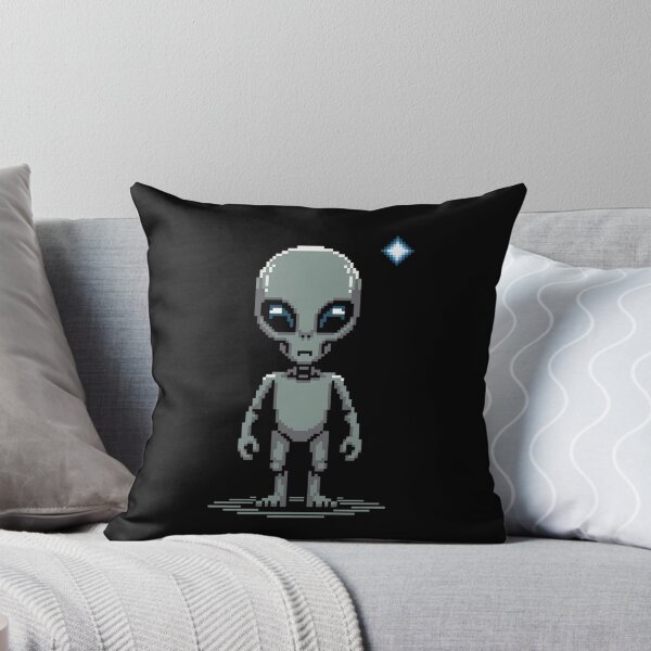Item preview, Alien Head Shirt 8-Bit Pixel Art Retro Gamer Tee UFO Aliens  designed and sold by khorbiasieno.