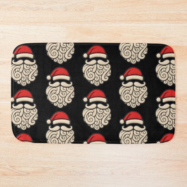 Item preview, 3D Puff Santa Beard Christmas Vector Art designed and sold by JerdbordinShop.