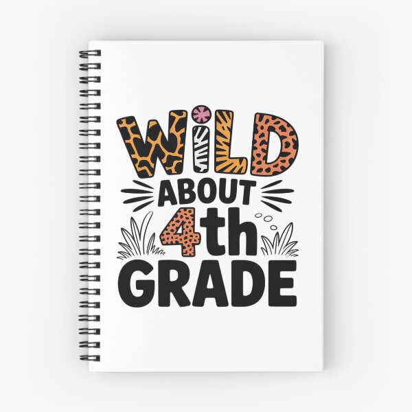 Item preview, Wild about Fourth 4th Grade Back To School Leopard  designed and sold by Belkisallen.