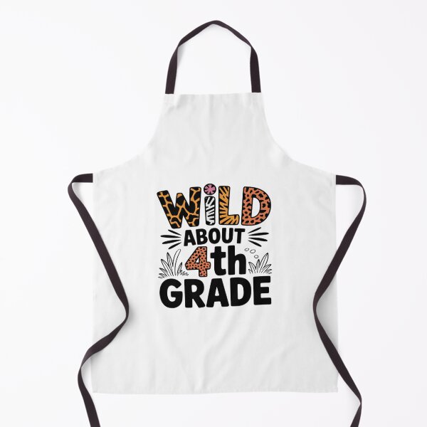 Item preview, Wild about Fourth 4th Grade Back To School Leopard designed and sold by Belkisallen.