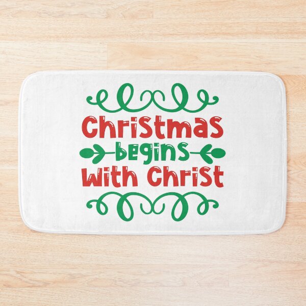 Item preview, Christmas Begins With Christ - Religious Meaning Quote designed and sold by FuzionRaptor.