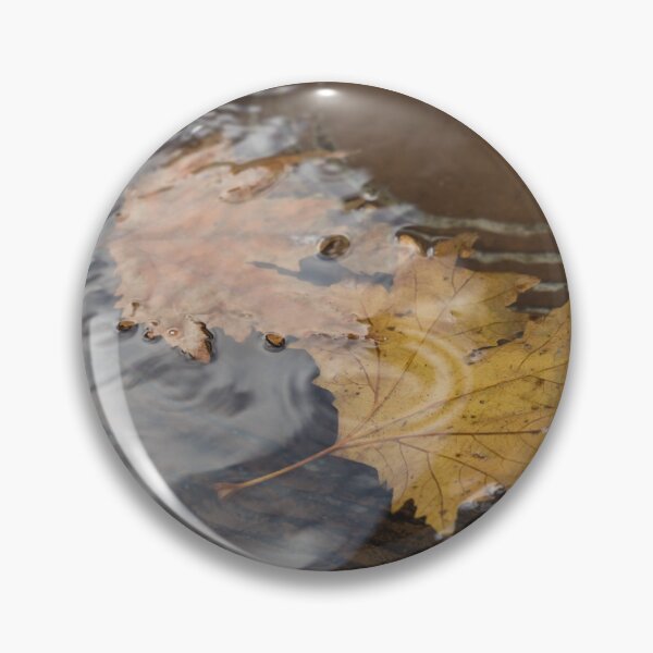 Item preview, Autumn Leaves in Rippling Copper Fountain Basin designed and sold by Georgia Mizuleva.