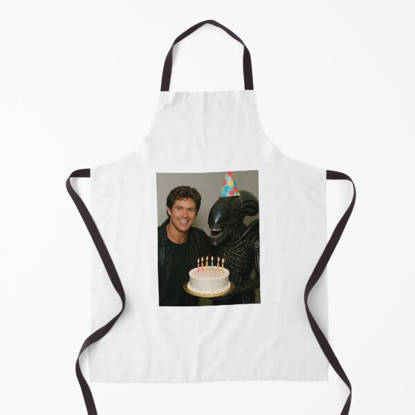 Item preview, David hasselhoff Xenomorph terminator alien party hat birthday funny prank meme gift weird designed and sold by CheeseBlueprint.
