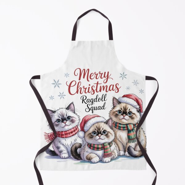 Item preview, Ragdoll cat merry Christmas Santa squad designed and sold by kaka8888.