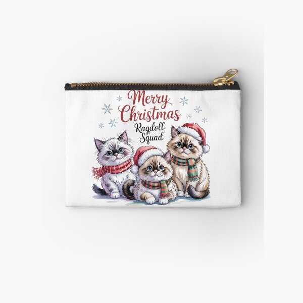 Item preview, Ragdoll cat merry Christmas Santa squad designed and sold by kaka8888.