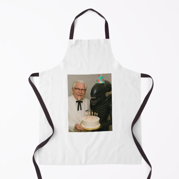 Item preview, Colonel sanders kfc Xenomorph terminator alien party hat birthday funny prank meme gift weird designed and sold by CheeseBlueprint.