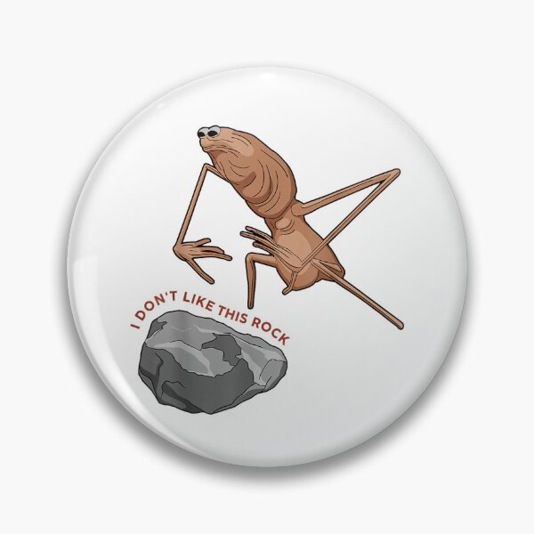 Item preview, Marcus The Worm I Don't Like This Rock Funny Meme  designed and sold by SKULLS4INT.