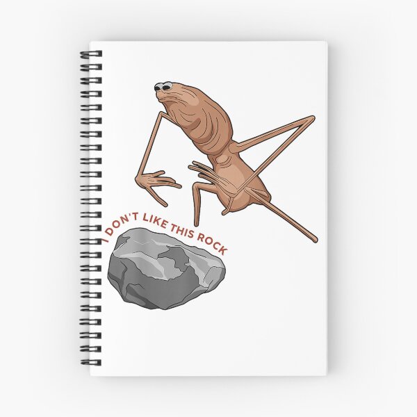 Item preview, Marcus The Worm I Don't Like This Rock Funny Meme  designed and sold by SKULLS4INT.