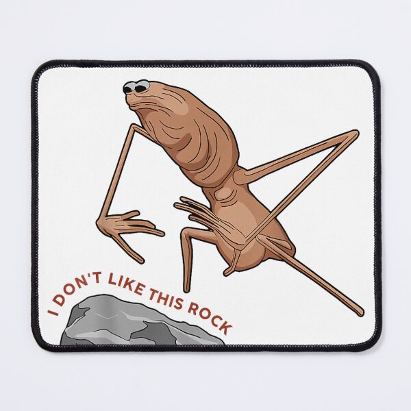 Item preview, Marcus The Worm I Don't Like This Rock Funny Meme designed and sold by SKULLS4INT.