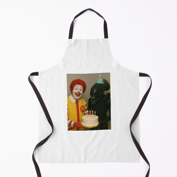 Item preview, Ronald mcdonald Xenomorph terminator alien party hat birthday funny prank meme gift weird designed and sold by CheeseBlueprint.
