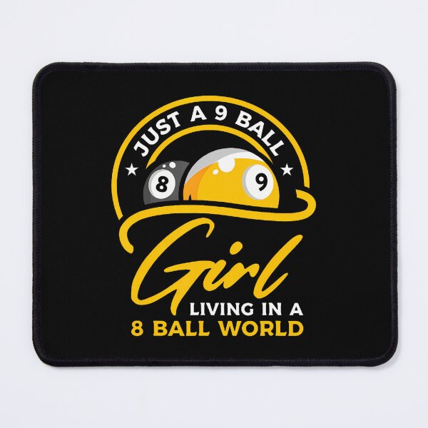 Item preview, 9 Ball Girl Living In 8 Ball World Pool Snooker Billiards designed and sold by ClaraTeresa1.