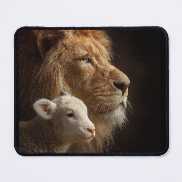 Item preview, Lion and Lamb Portrait designed and sold by Savannah Gibbs.