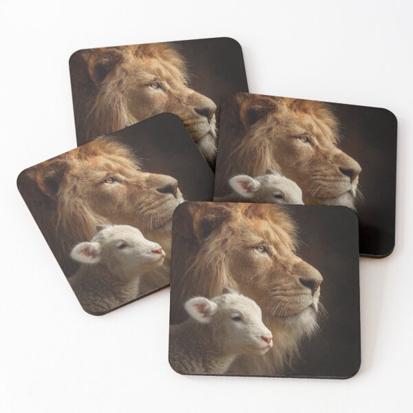 Item preview, Lion and Lamb Portrait designed and sold by Savannah Gibbs.