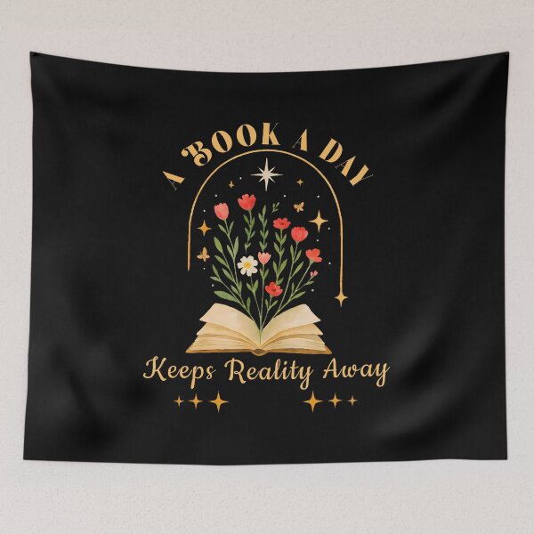 Item preview, A Book A Day Keeps Reality Away Design designed and sold by LavetaCatherine.