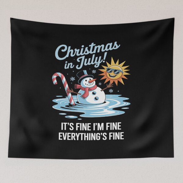 Item preview, Silly Melting Snowman Summer designed and sold by TechnicalSara.
