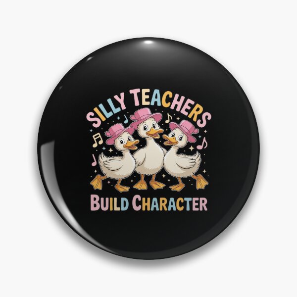 Item preview, Silly Teachers Build Character Goose Teacher Appreciation designed and sold by TechnicalSara.