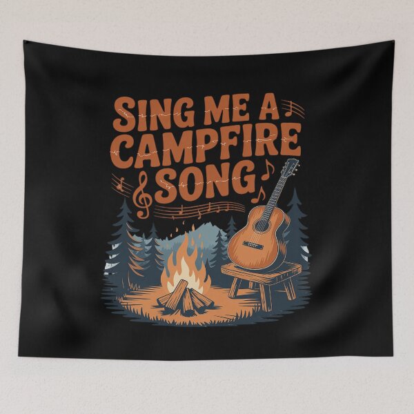 Item preview, Sing Campfire Song Music Nature Adventure designed and sold by TechnicalSara.