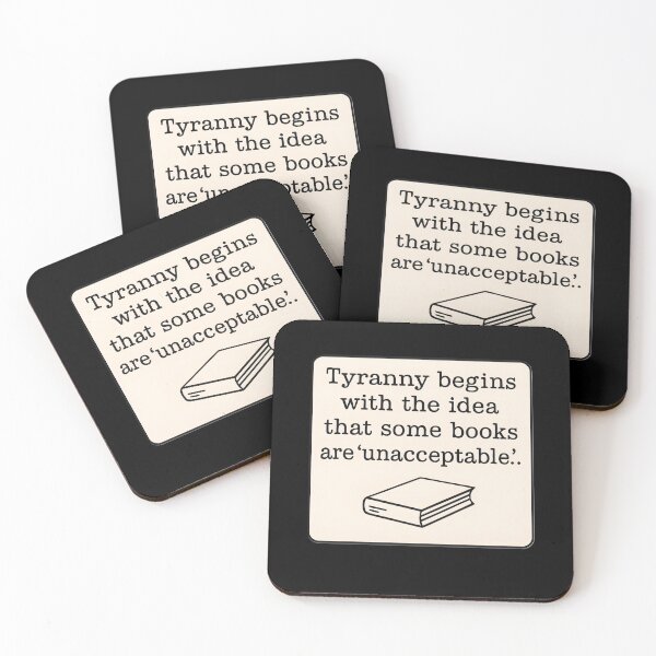 Item preview, Anti Censorship Book Ban Statement Minimalist Art Prints designed and sold by PinUpPizzazz.