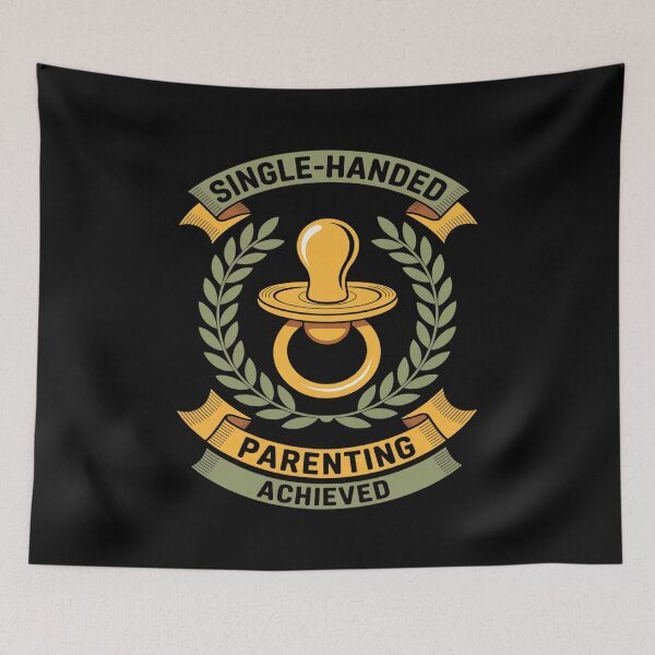 Item preview, Single-Handed Parenting Achieved Dad Life Award designed and sold by TechnicalSara.