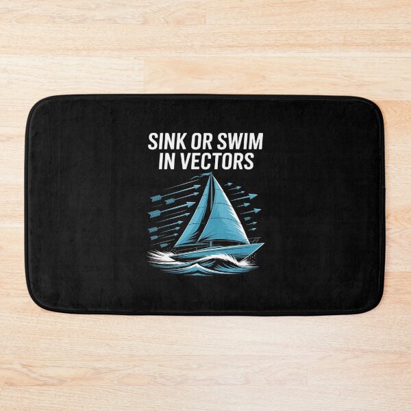 Item preview, Sink or Swim in Vectors STEM Sailboat Graphic designed and sold by TechnicalSara.